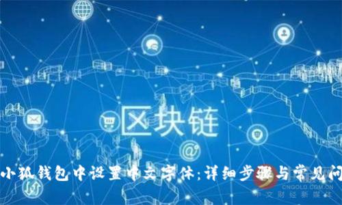 如何在小狐钱包中设置中文字体：详细步骤与常见问题解答